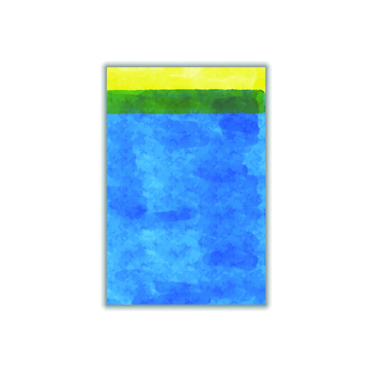 Blue Minimal Watercolor 3 Extra Small Stanley Print House – image 1