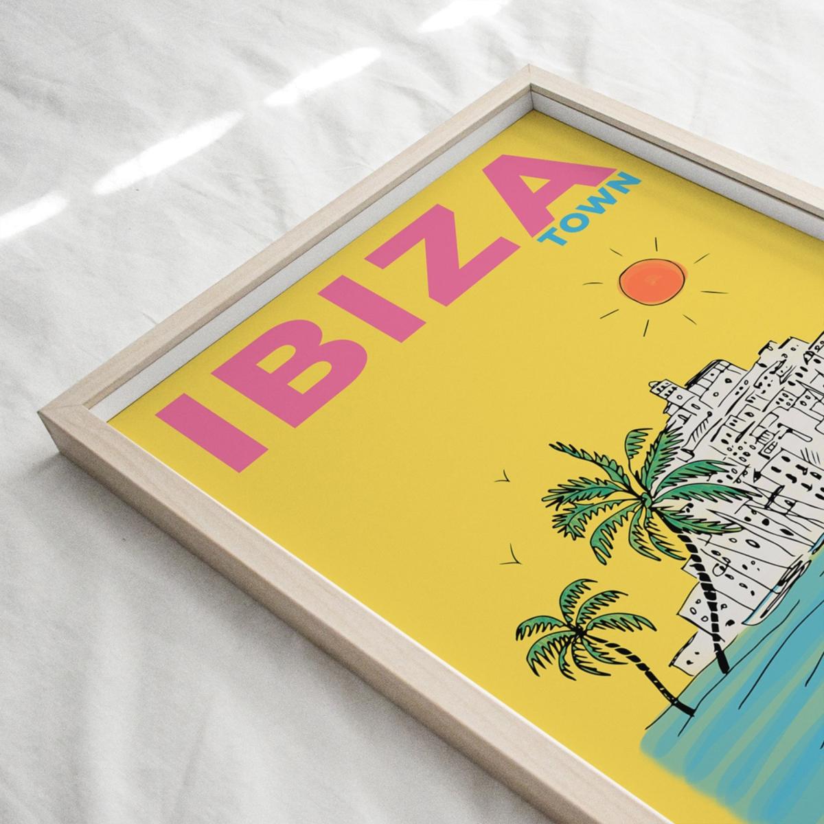 Ibiza Town Summer Escapes Print Places & Spaces Art Co. – image 3