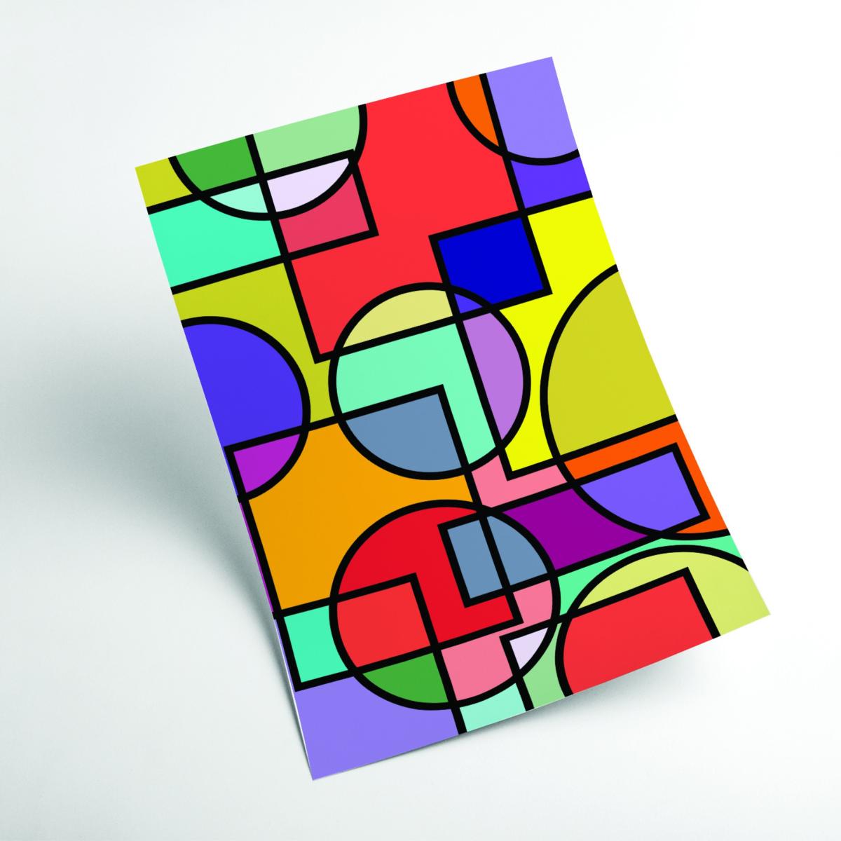 Abstract Circles Collection #1 Extra Small Stanley Print House – image 2
