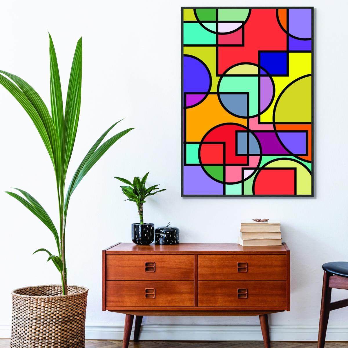 Abstract Circles Collection #1 Extra Small Stanley Print House – image 3
