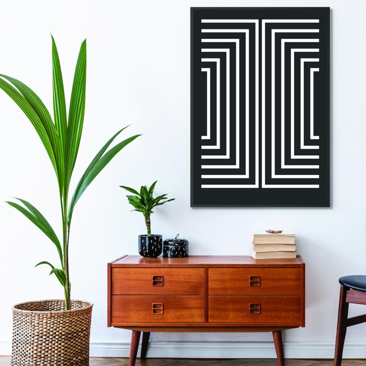 Black Pattern Series -4 Extra Small Stanley Print House – image 3