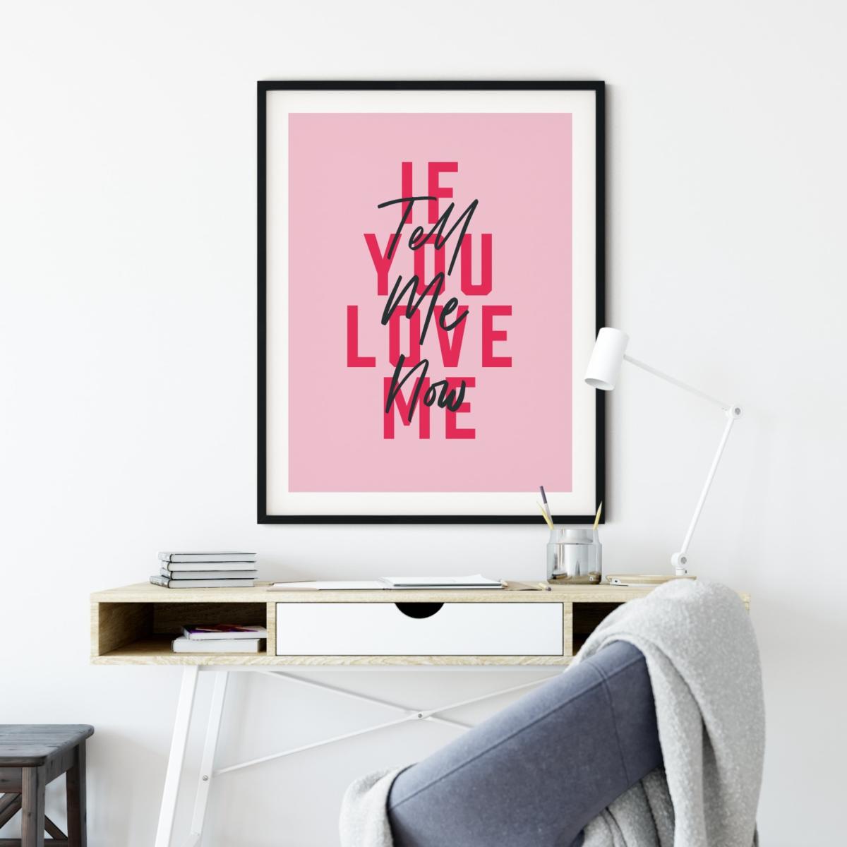 Pink / Purple Tell Me Now A3 297 X 420Mm The Native State – image 2