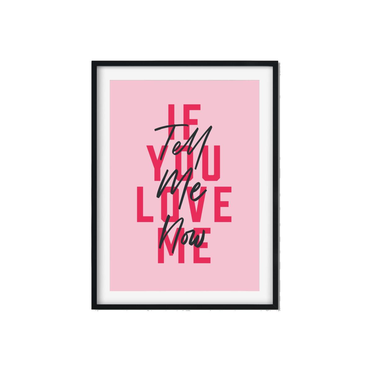 Pink / Purple Tell Me Now A3 297 X 420Mm The Native State – image 1