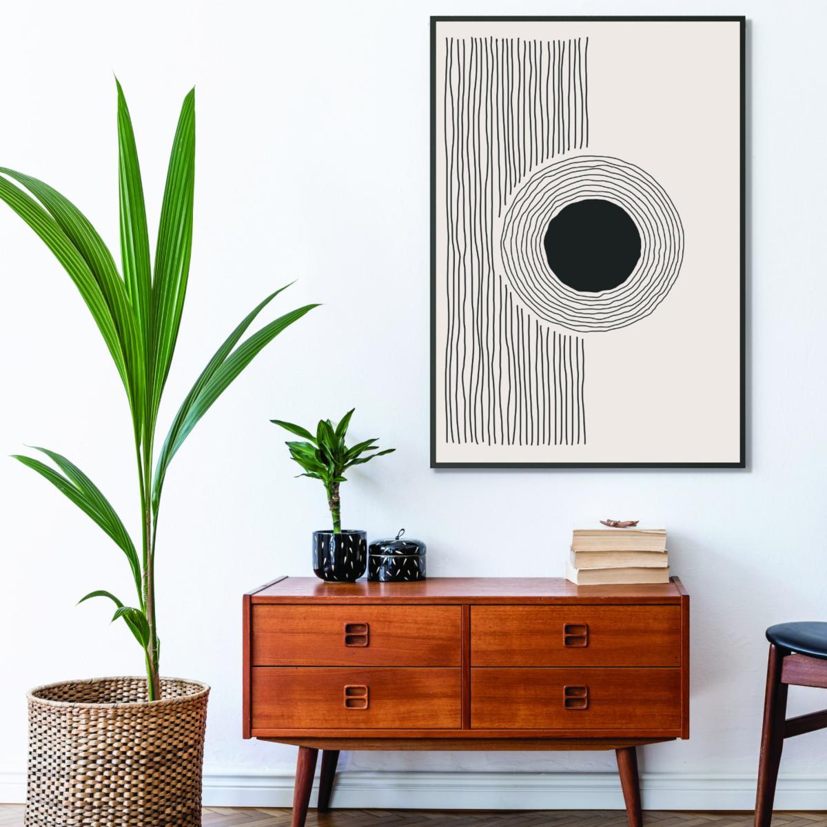 Black Minimal Circle Extra Small Stanley Print House – image 3