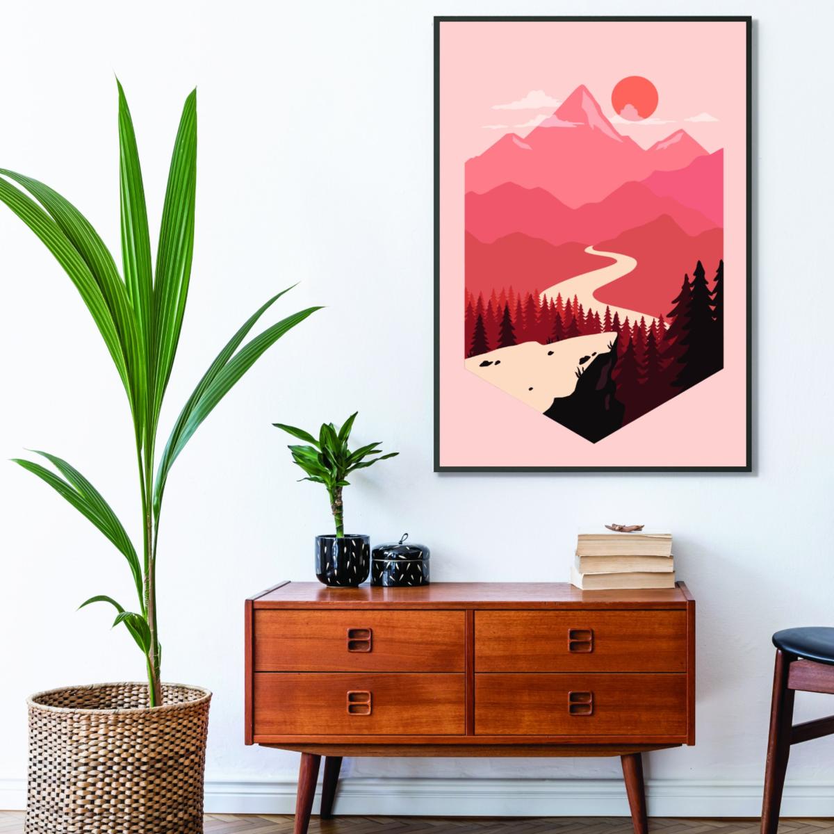 Rose Gold Get Out There 2 A3 297 X 420Mm Stanley Print House – image 3