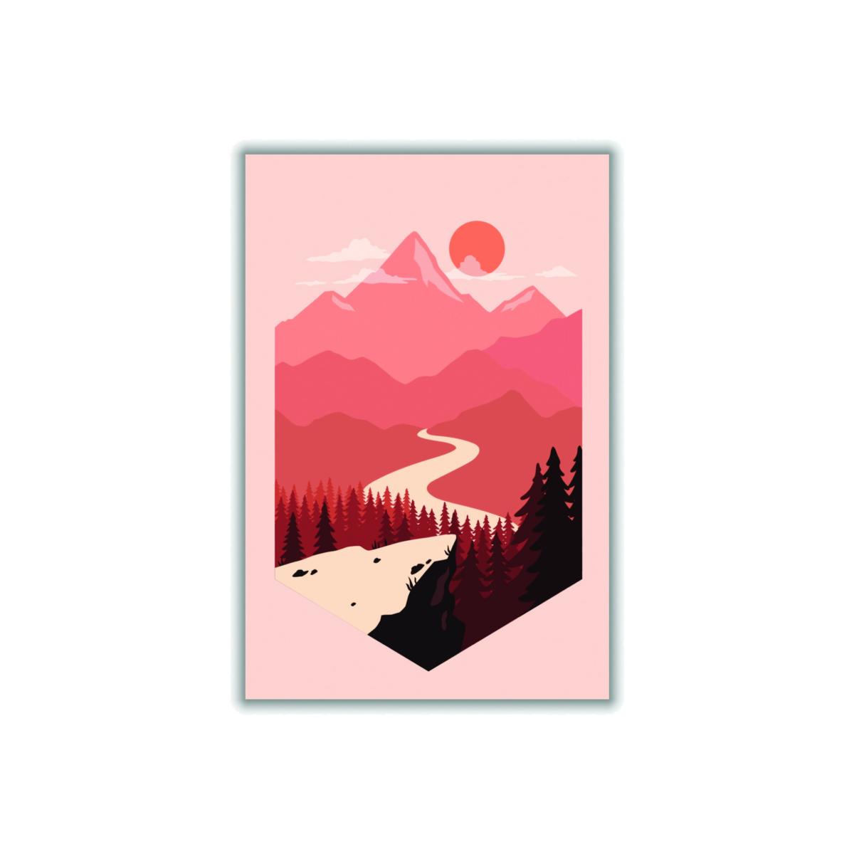 Rose Gold Get Out There 2 A3 297 X 420Mm Stanley Print House – image 1