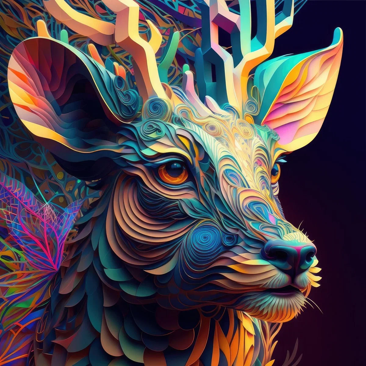 Trippy Creature A3 297 X 420Mm Artchi