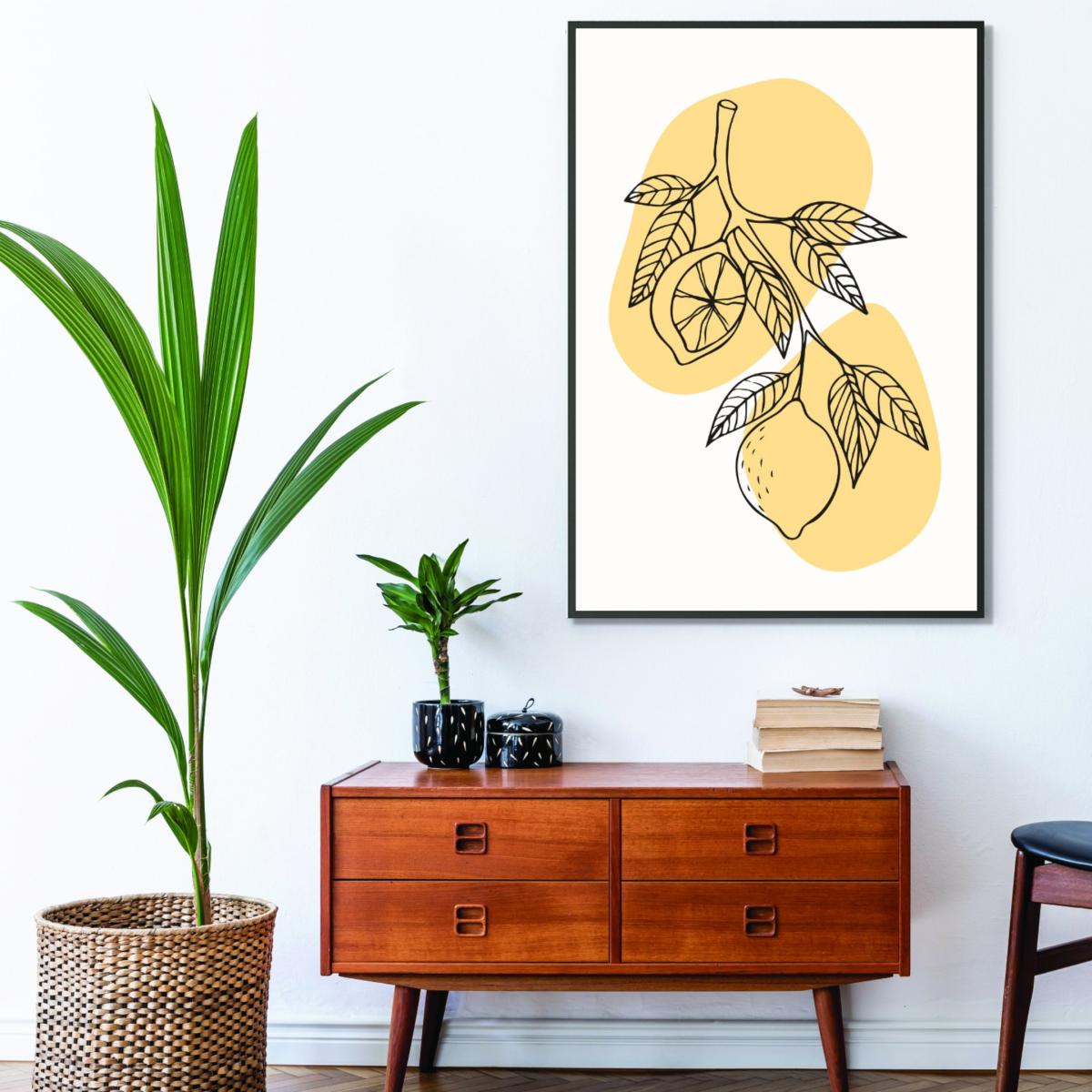 Yellow / Orange Boho Fruits #2 A2 420 X 594Mm Stanley Print House – image 3
