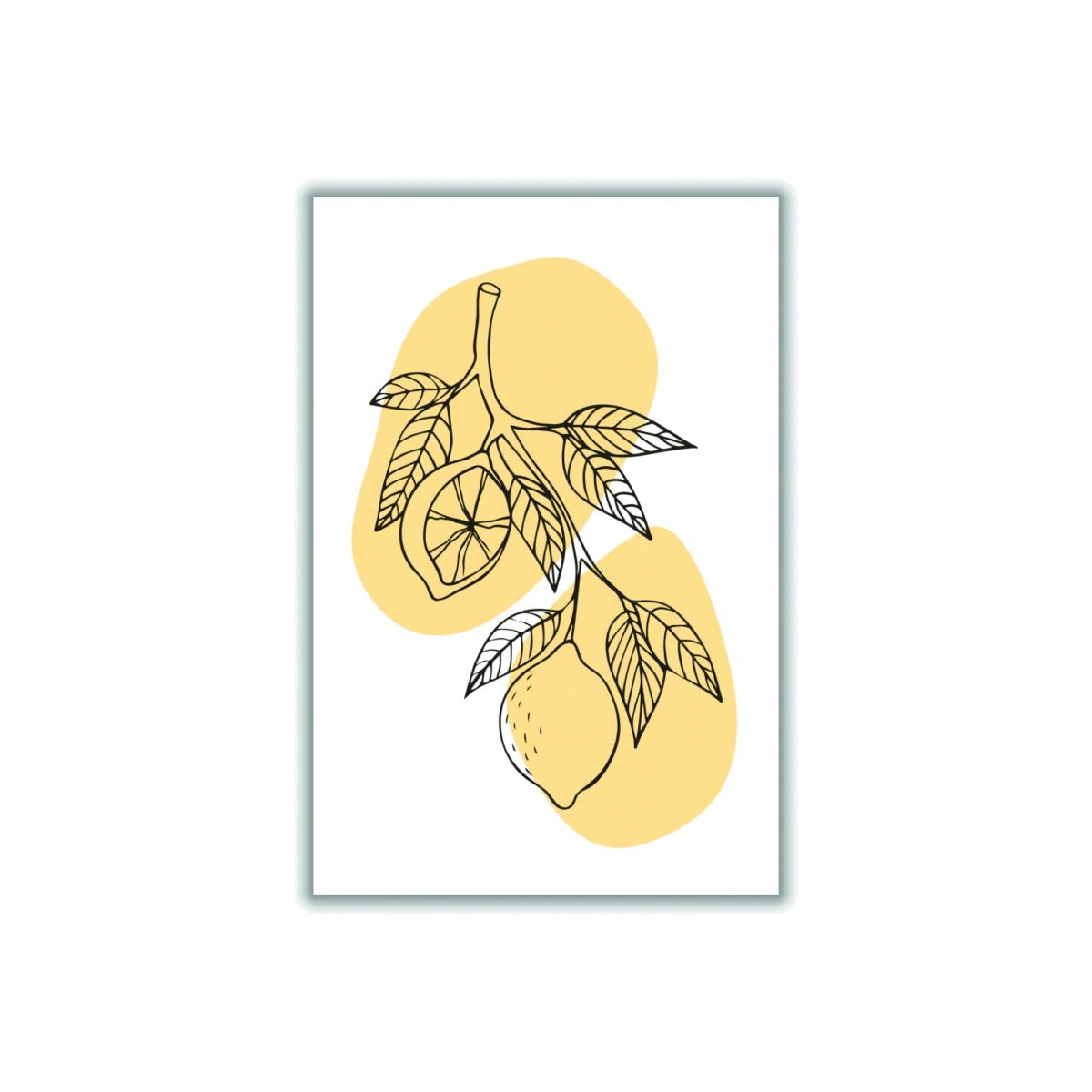Yellow / Orange Boho Fruits #2 A2 420 X 594Mm Stanley Print House – image 1