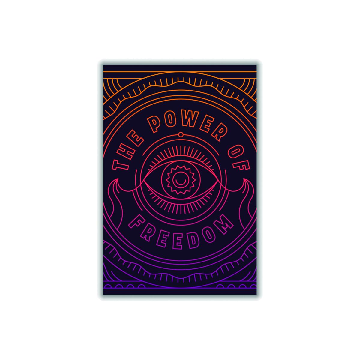Yellow / Orange The Power For Freedom!! Medium Stanley Print House – image 1