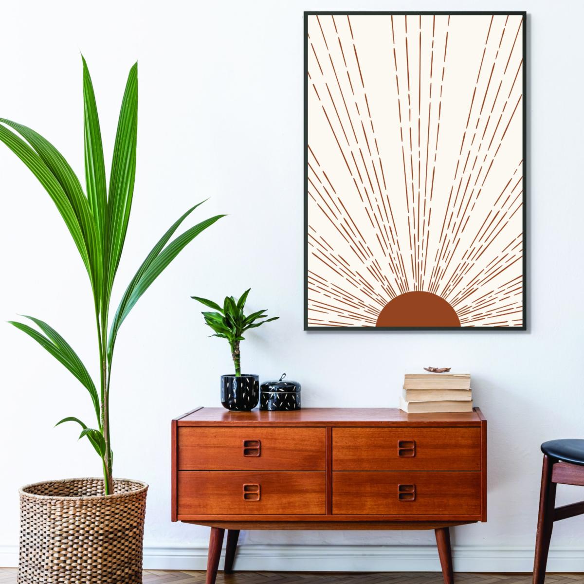 Brown Sun 1 A1 594 X 841Mm Stanley Print House – image 3