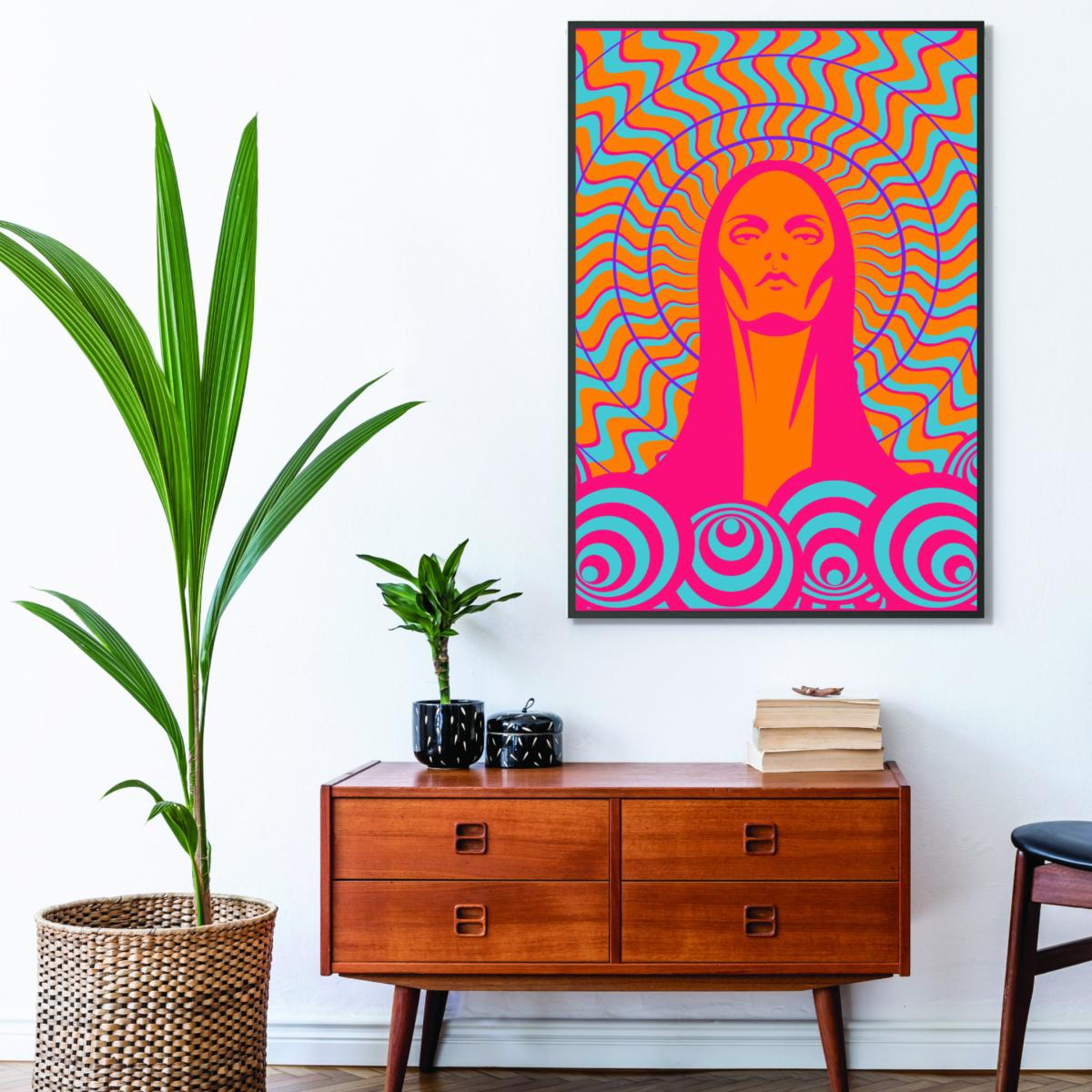 70'S Woman Series #3 Extra Large Stanley Print House – image 3