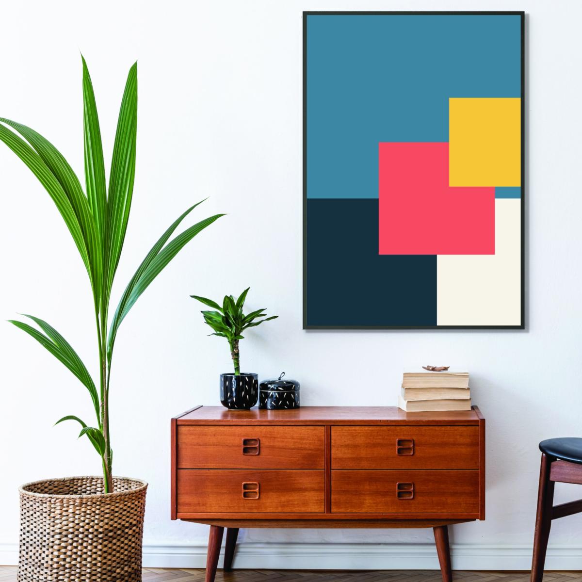 Abstract Geometric Fun #2 Large Stanley Print House – image 3