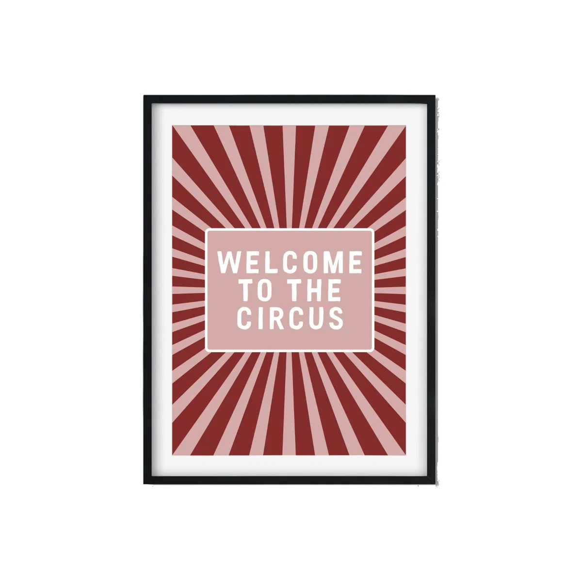 Pink / Purple Welcome To The Circus A3 297 X 420Mm The Native State – image 1