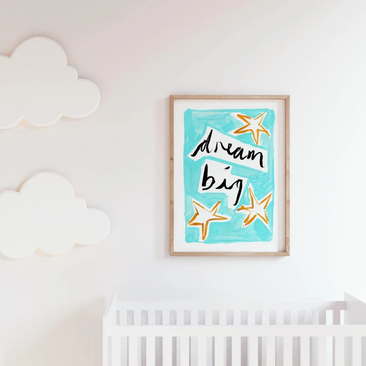 Blue Dream Big Hand Painted Art Print - A3 | Natalie Cass Art – image 2