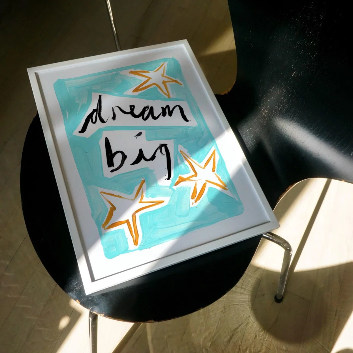 Blue Dream Big Hand Painted Art Print - A3 | Natalie Cass Art – image 7