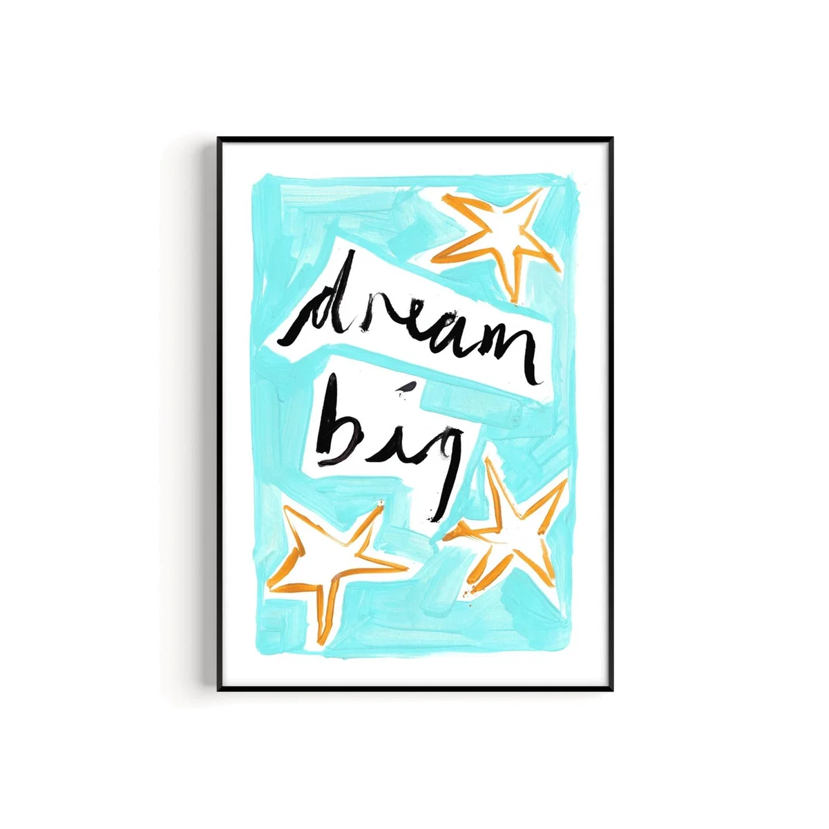 Blue Dream Big Hand Painted Art Print - A3 | Natalie Cass Art – image 1