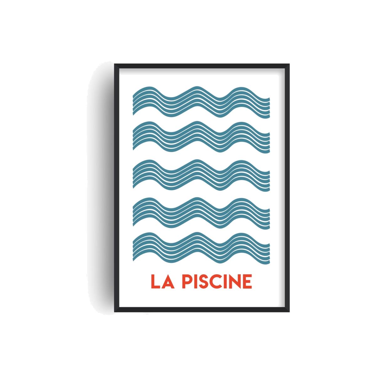 La Piscine Giclée Art Print A2 420 X 594Mm Fanclub – image 1