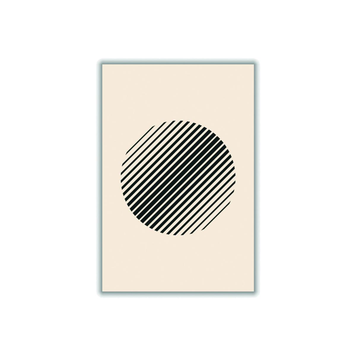 Black Boho Minimal Shape #3 A1 594 X 841Mm Stanley Print House – image 1