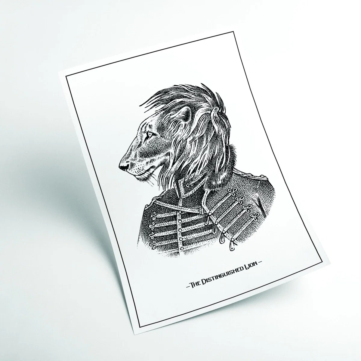 Grey The Distinguished Lion Large Stanley Print House – image 2