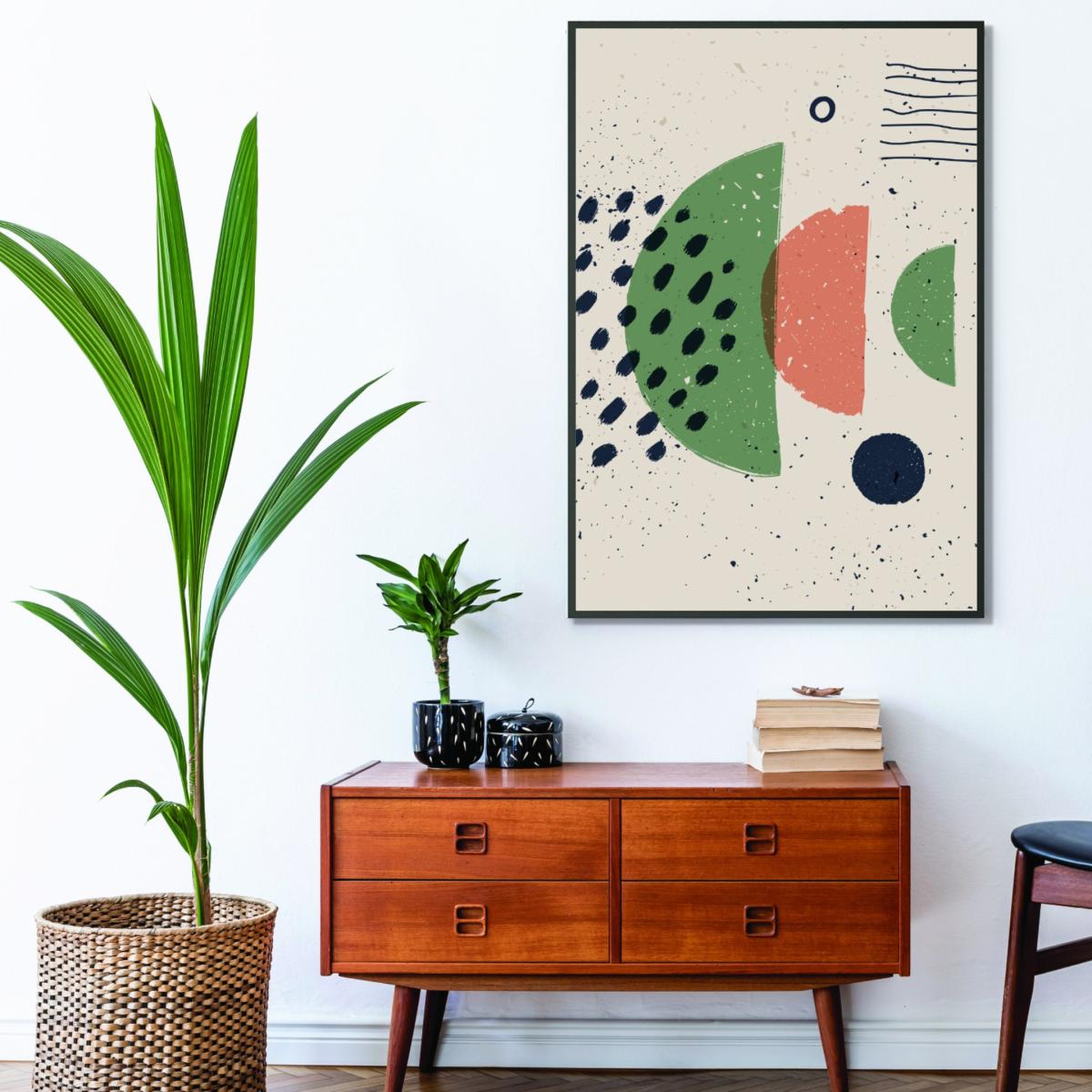 Green Abstract Poster Series #3 A3 297 X 420Mm Stanley Print House – image 3
