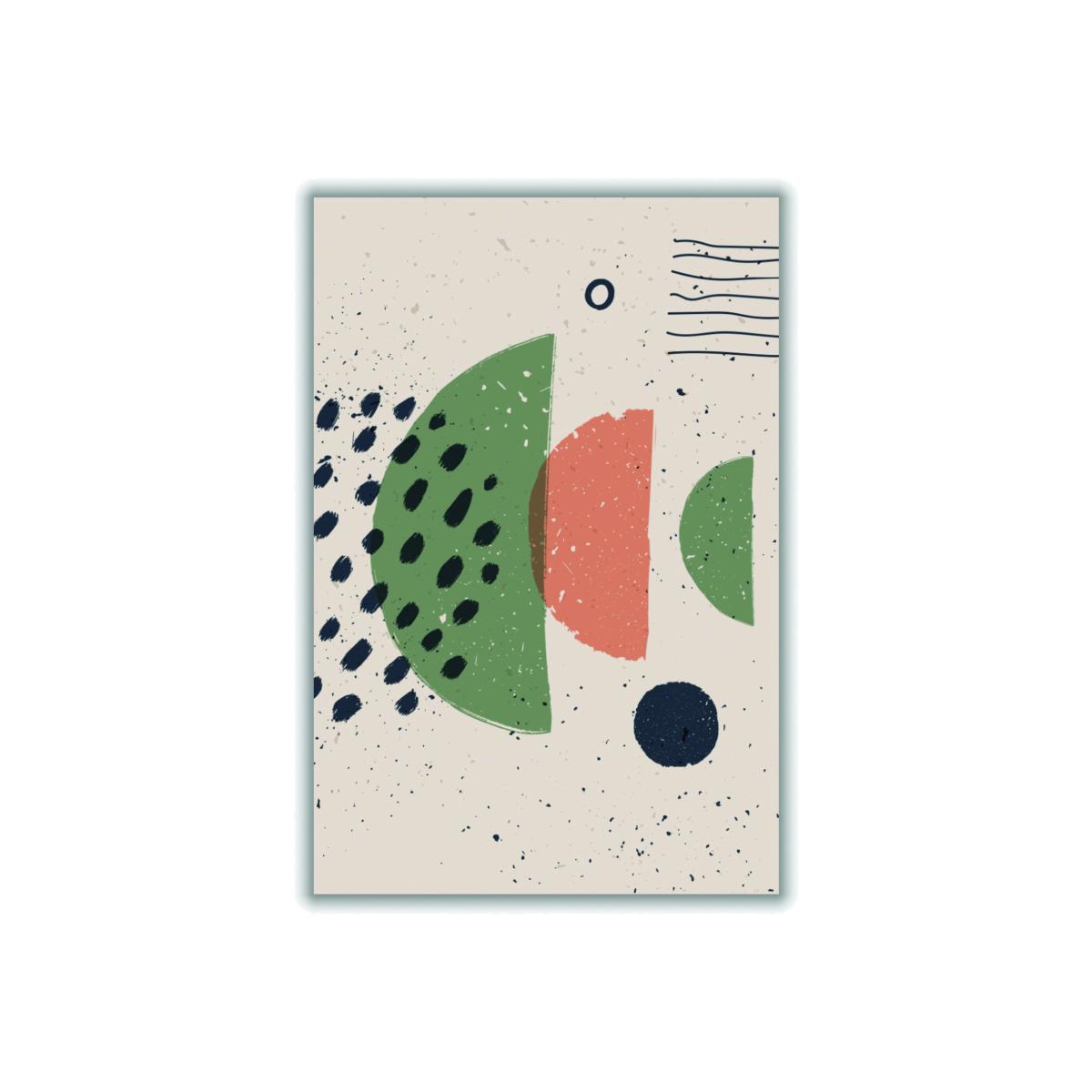 Green Abstract Poster Series #3 A3 297 X 420Mm Stanley Print House – image 1