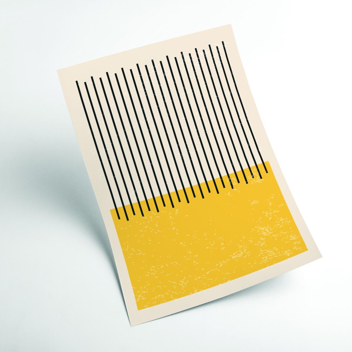 Yellow / Orange Bright Minimal Series #3 Medium Stanley Print House – image 2