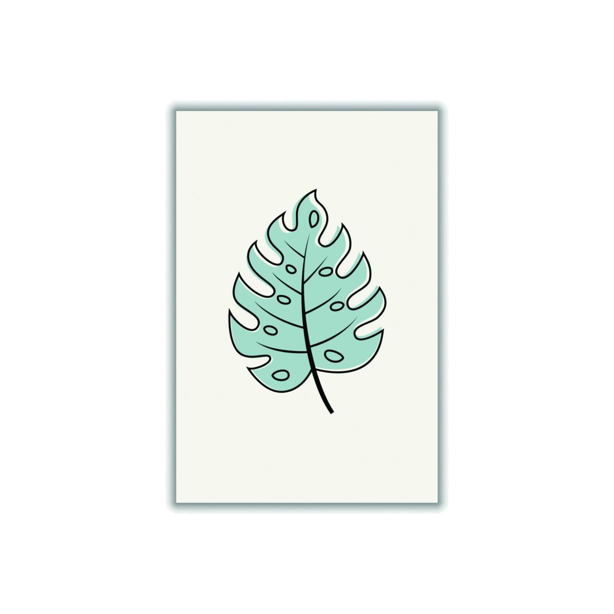 Rose Gold Abstract Tropical Leaves Iii A1 594 X 841Mm Stanley Print House – image 1
