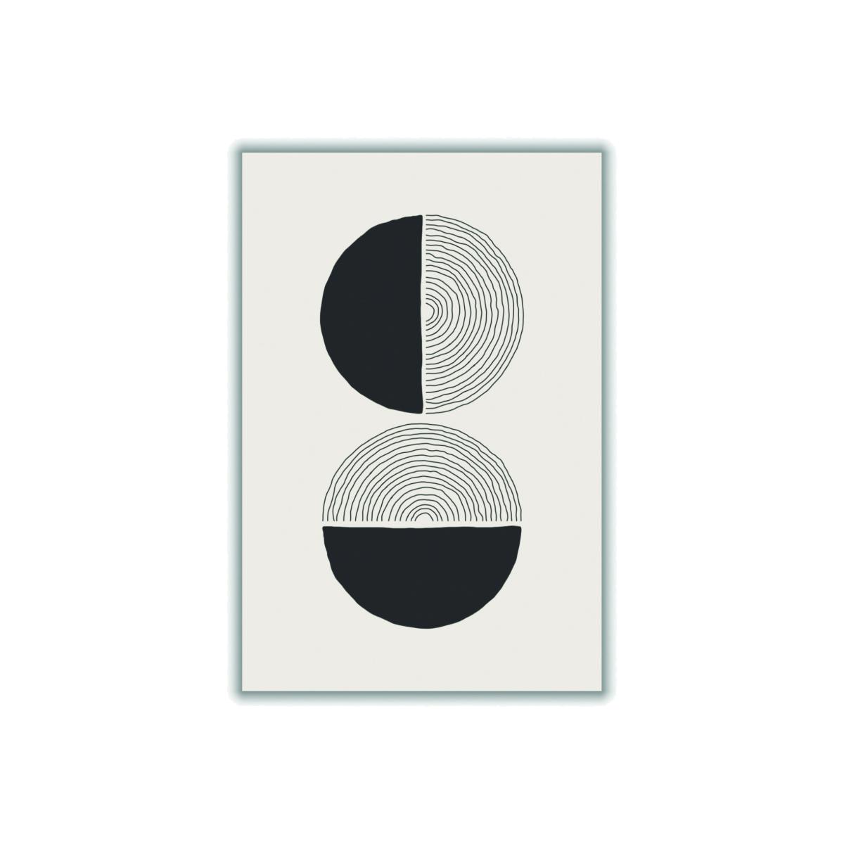 Black Boho Sun Series #1 A3 297 X 420Mm Stanley Print House – image 1