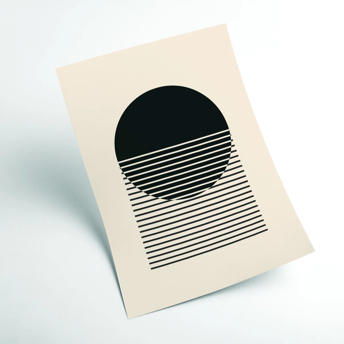 Black Geometric Vibes #5 Extra Small Stanley Print House – image 2