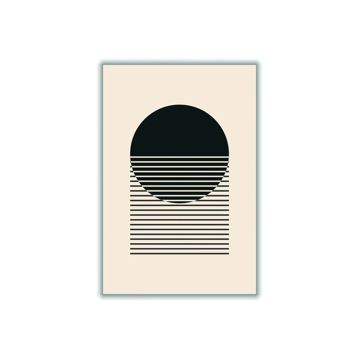 Black Geometric Vibes #5 Extra Small Stanley Print House – image 1