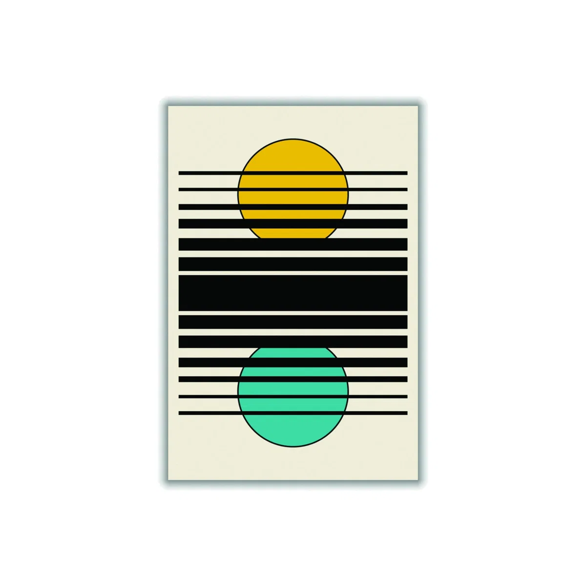 Geometric Suns Iii A3 297 X 420Mm Stanley Print House – image 1