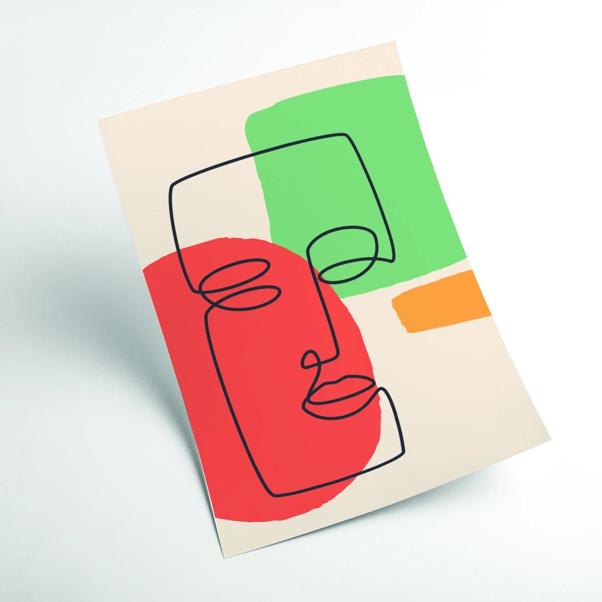 Abstract Color Faces #2 Extra Small Stanley Print House – image 2