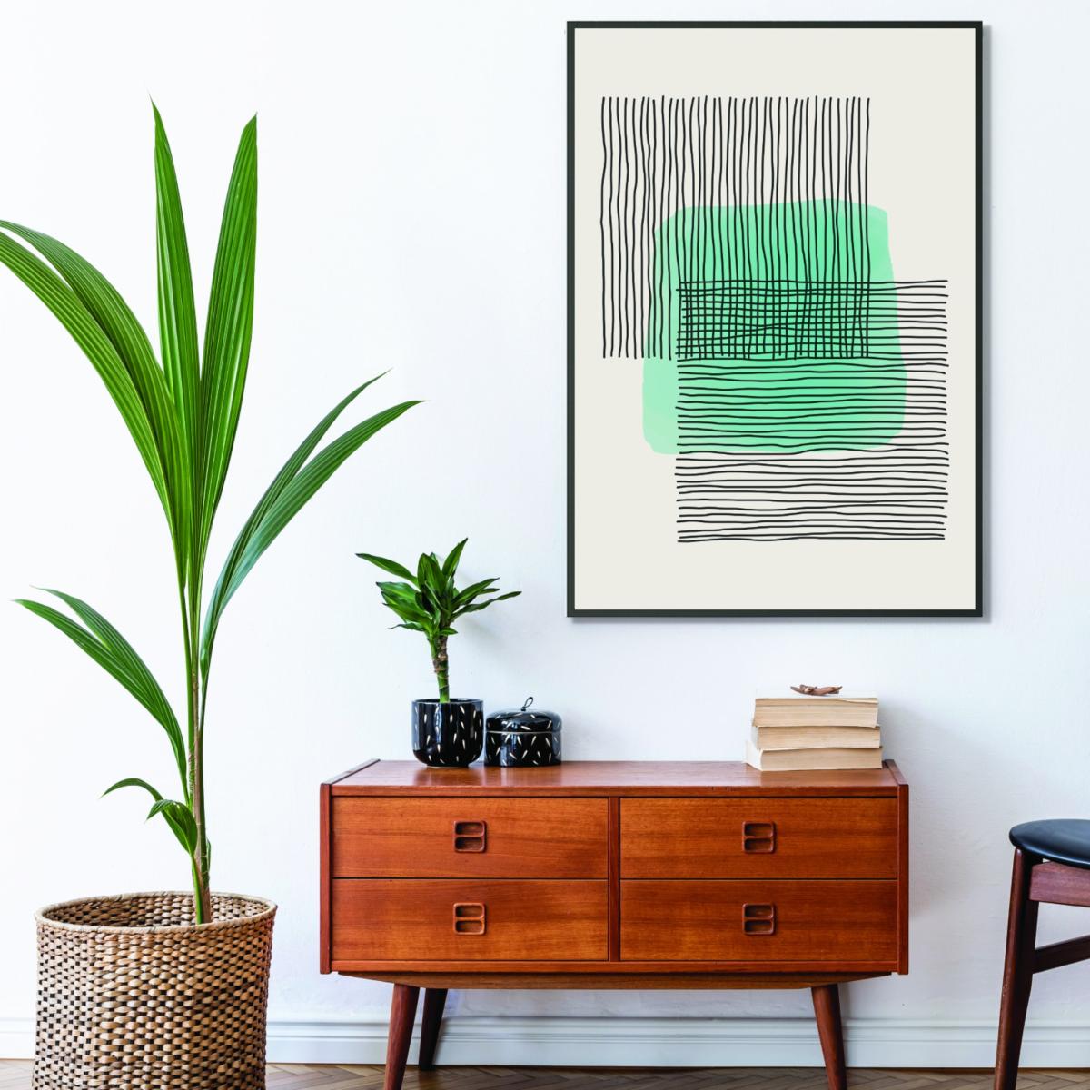 Light Green Abstract #3 A3 297 X 420Mm Stanley Print House – image 3