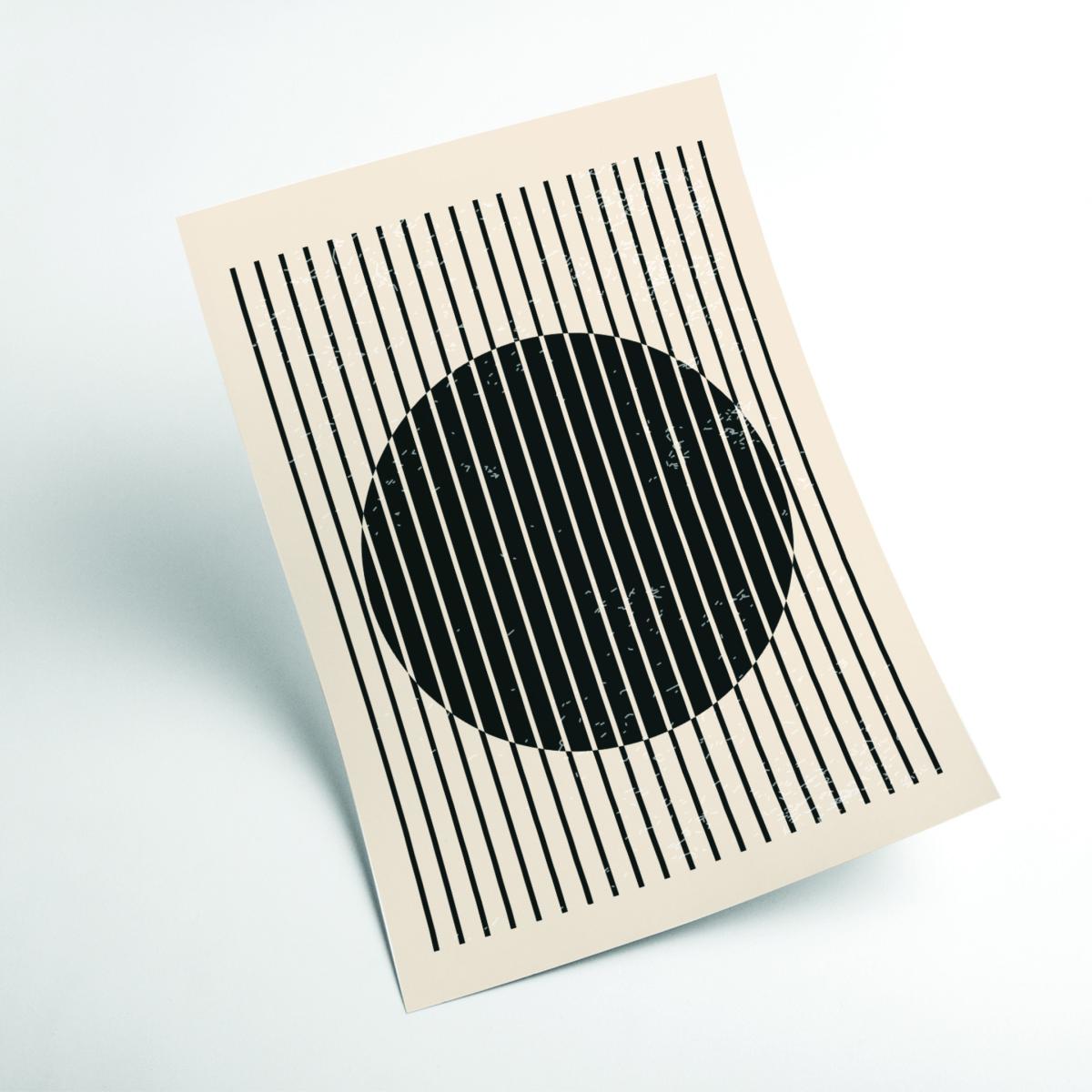 Black & White Geometric Shapes - 1 Extra Small Stanley Print House – image 2