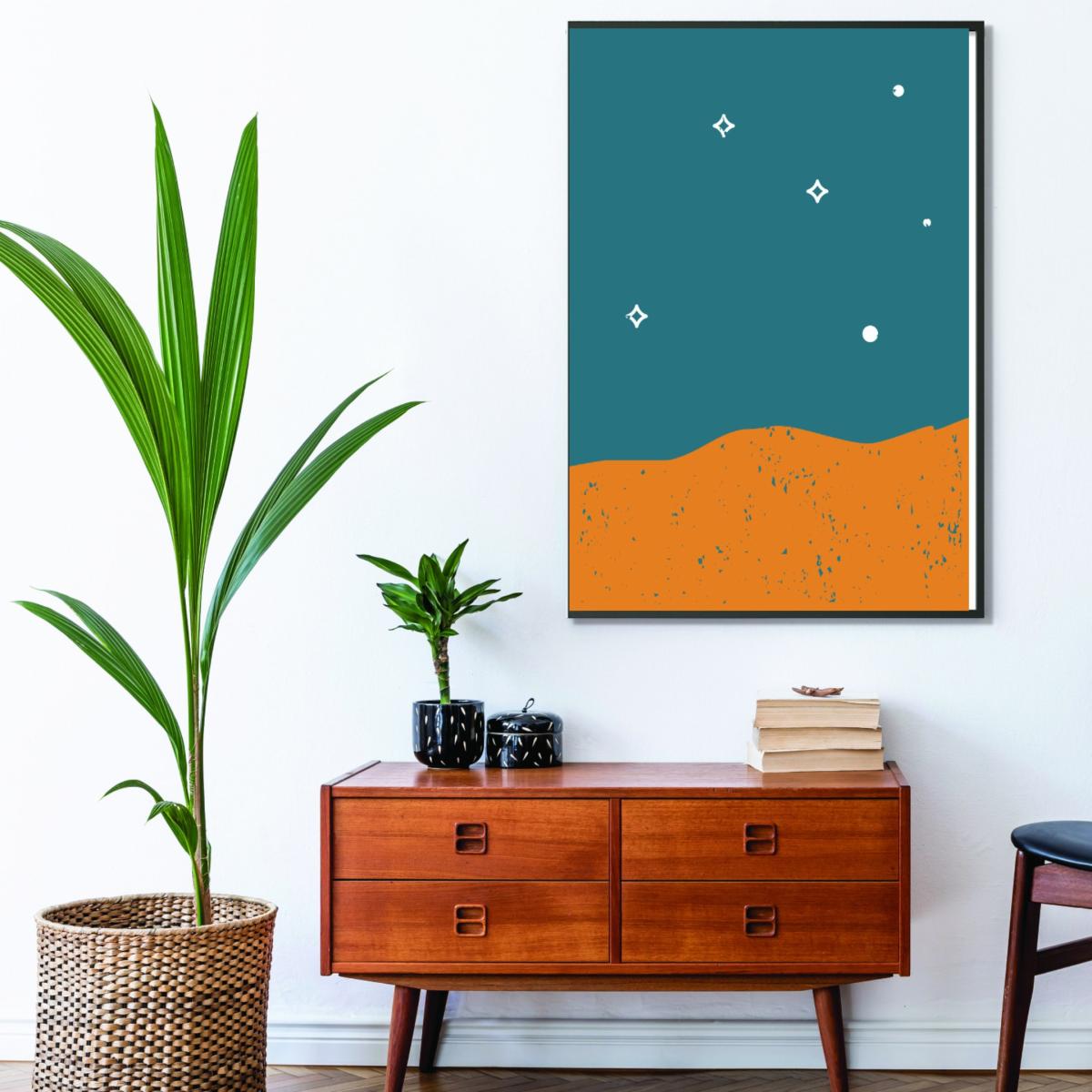 Yellow / Orange Starry Night Medium Stanley Print House – image 3