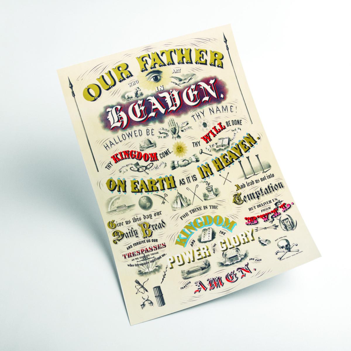 Our Father Who Art In Heaven A2 420 X 594Mm Stanley Print House – image 2
