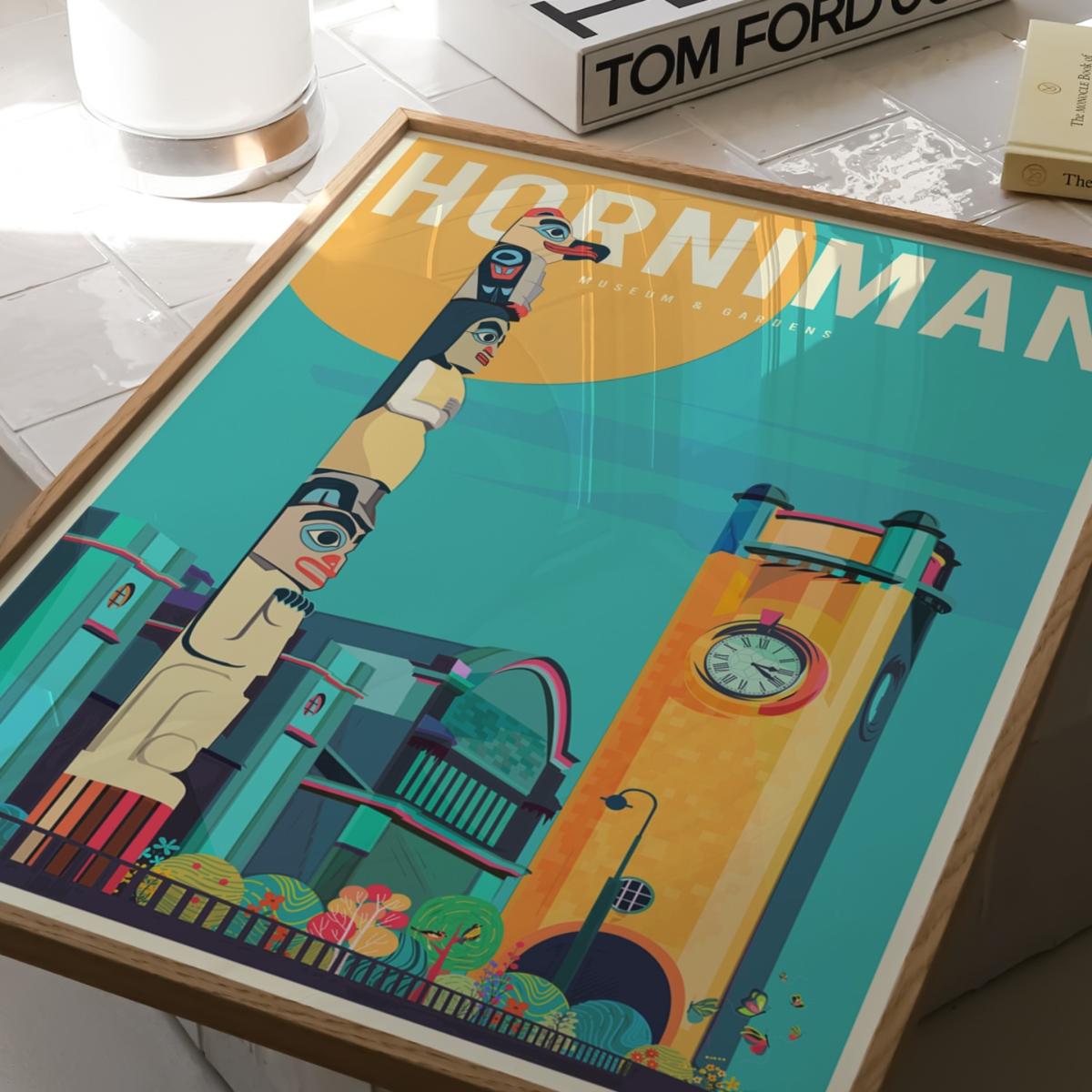 Horniman Museum And Gardens Art Print | A3 | 297 X 420Mm | Eye for London Prints – image 2