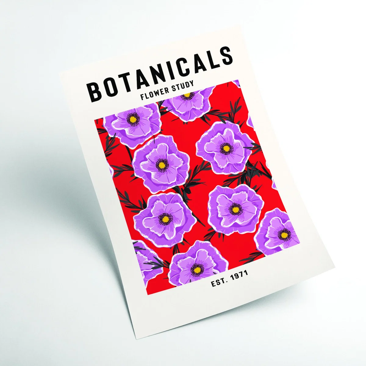 Pink / Purple Botanicals Flower Study Medium Stanley Print House – image 2