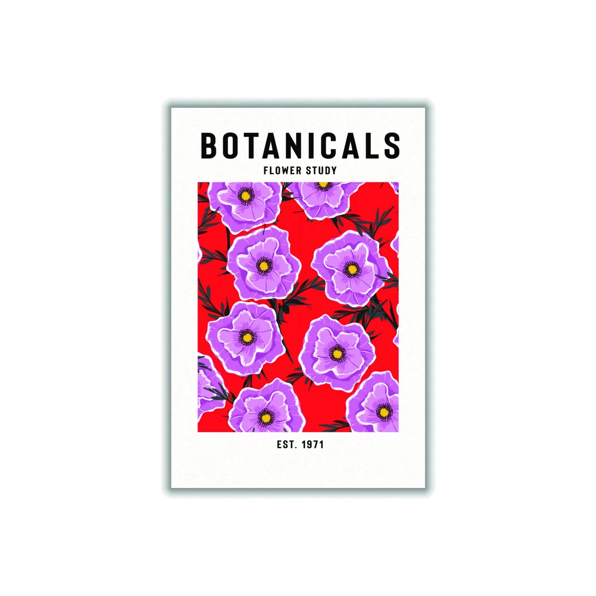 Pink / Purple Botanicals Flower Study Medium Stanley Print House – image 1
