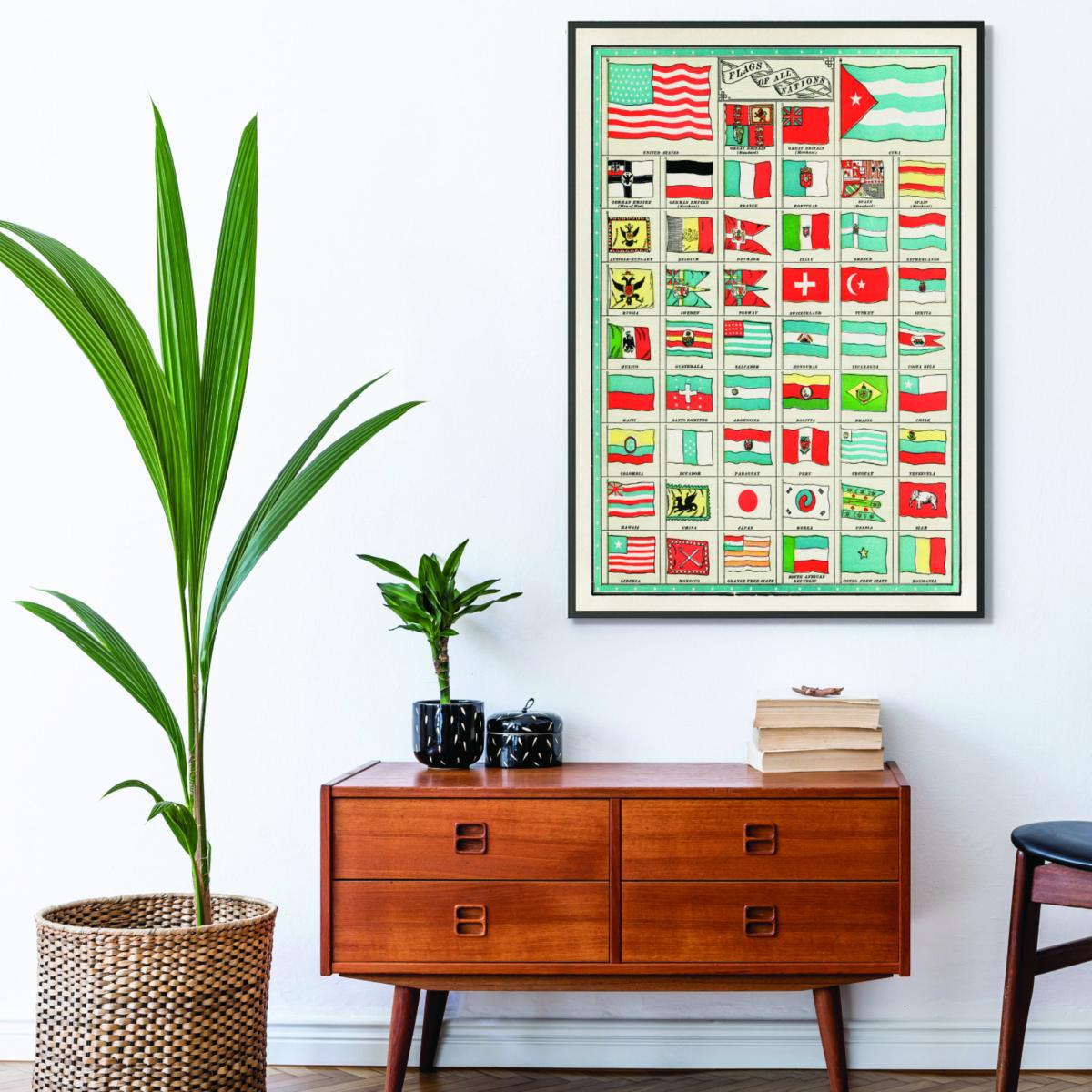 The Flags Of All Nations A2 420 X 594Mm Stanley Print House – image 3