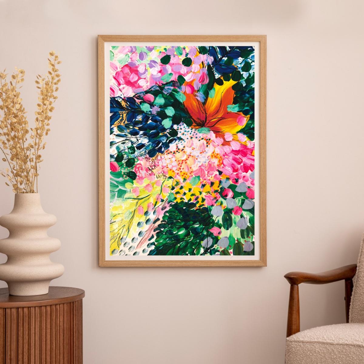 Fleur - Abstract Floral Print Jessica Slack Studio – image 2