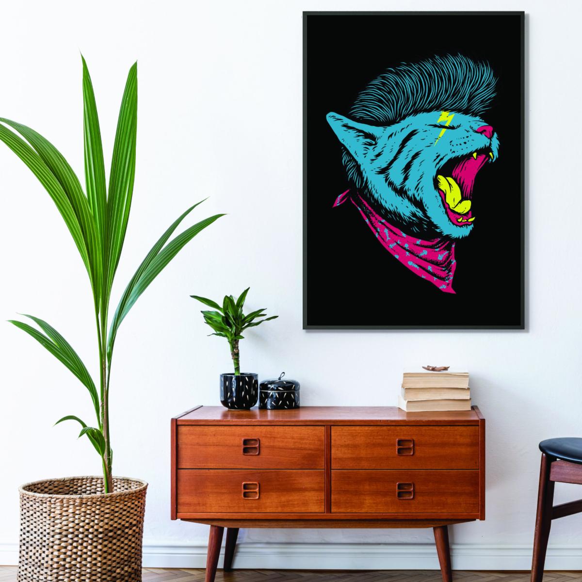 Blue The Killer Cat Extra Small Stanley Print House – image 3