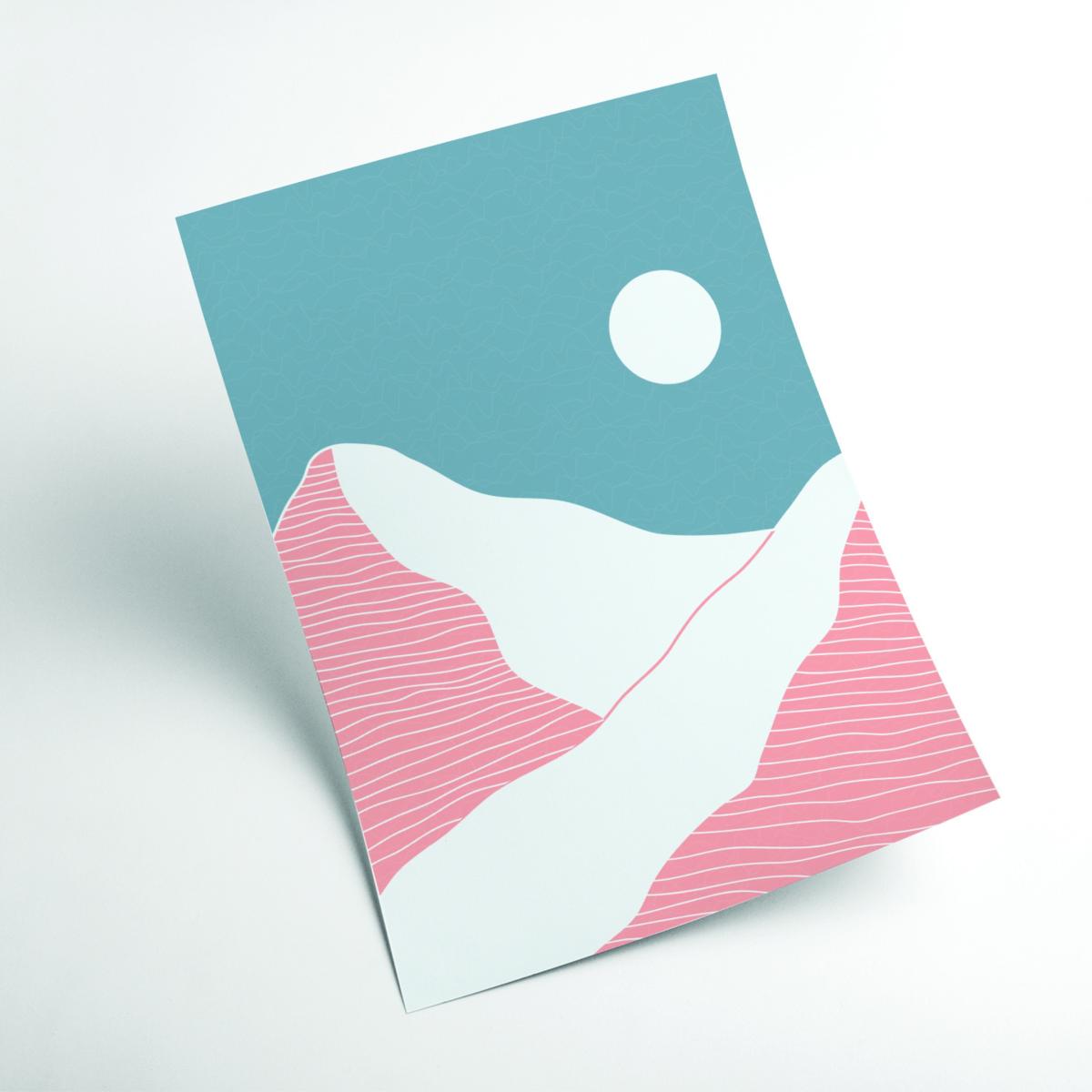 Minimal Alpenglow #2 A2 420 X 594Mm Stanley Print House – image 2