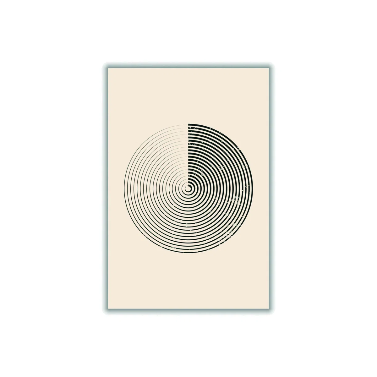 Black Boho Minimal Shapes #1 A2 420 X 594Mm Stanley Print House – image 1