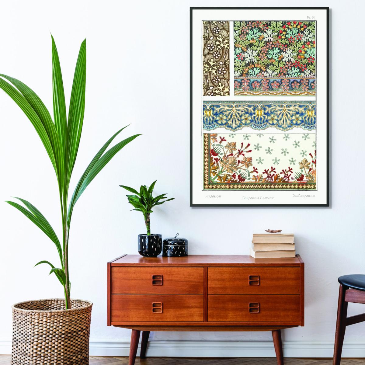 Geranium Sauvage Iii Print By Maurice Pillard Verneuil A1 594 X 841Mm Stanley Print House – image 3