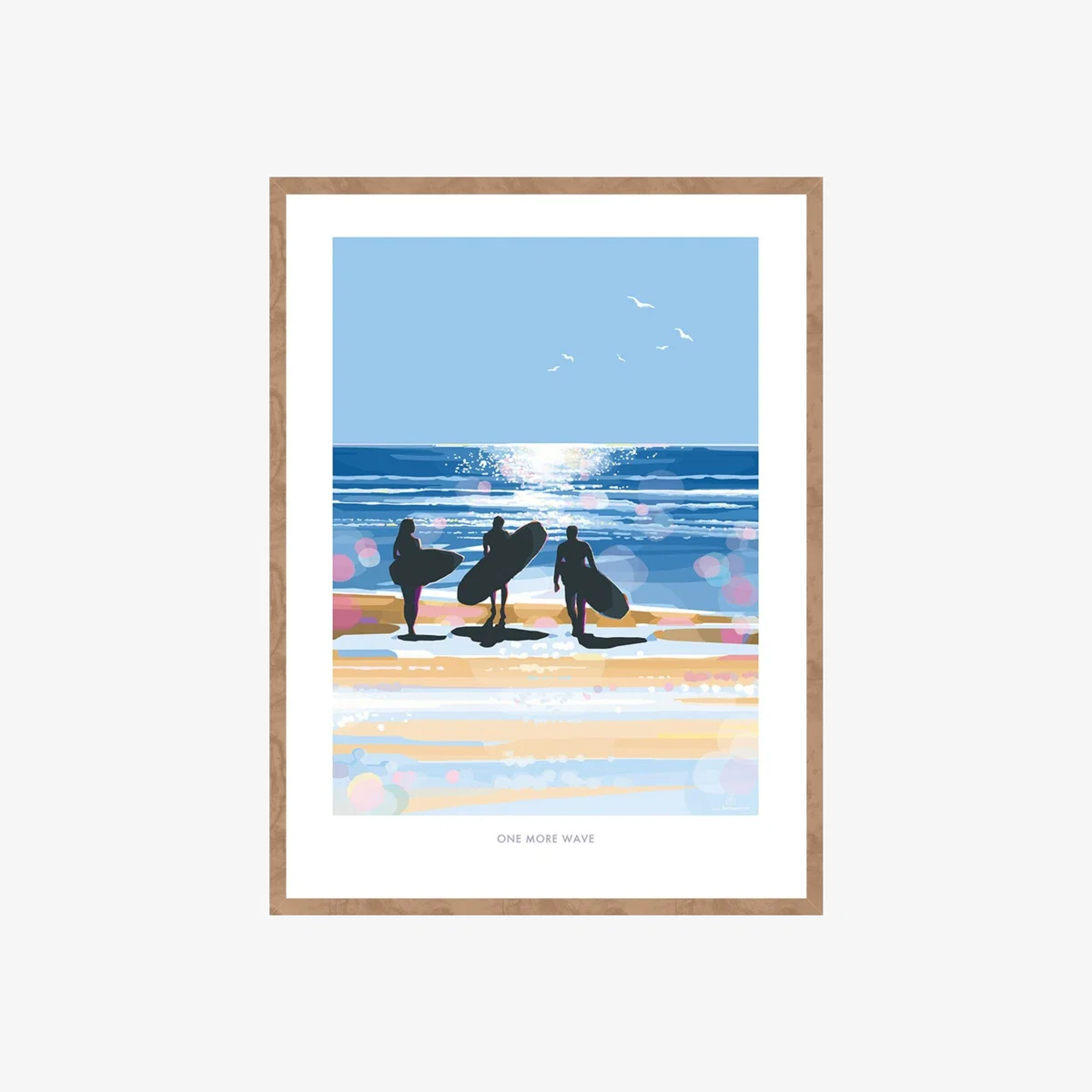 One More Wave Quote Print | A4 | 210 X 297Mm | Becky Bettesworth – image 1
