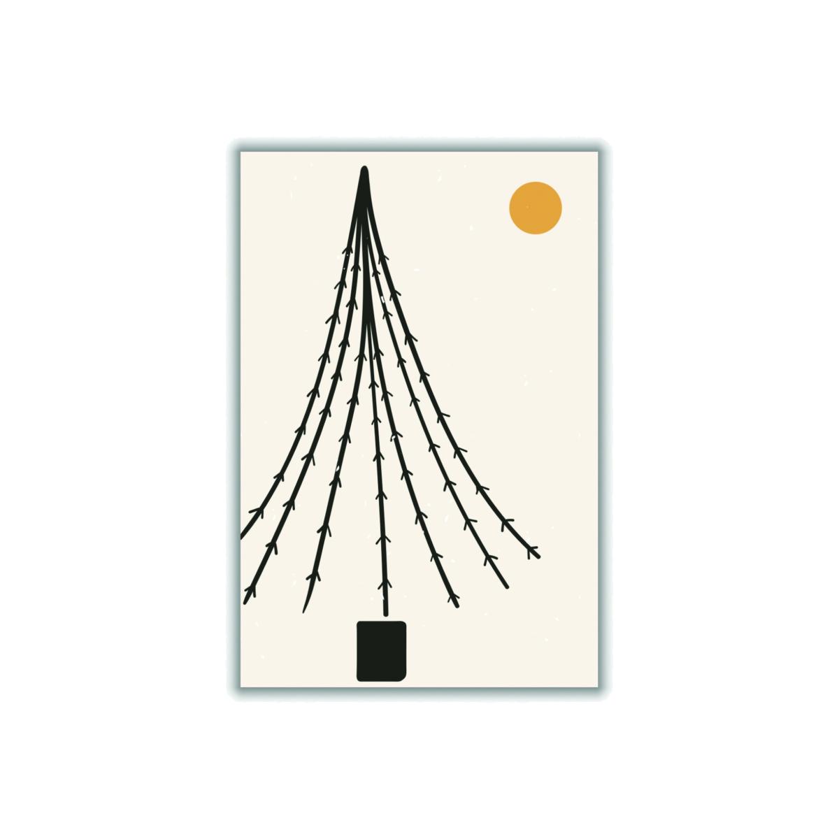 Yellow / Orange Boho Tree A1 594 X 841Mm Stanley Print House – image 1