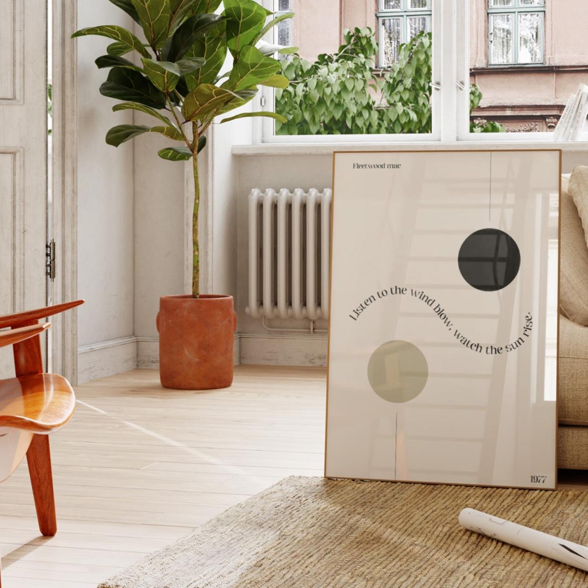 Neutrals The Chain Fleetwood Mac Music Scandi Art Print | A3 | 297 X 420Mm | Fanclub – image 5