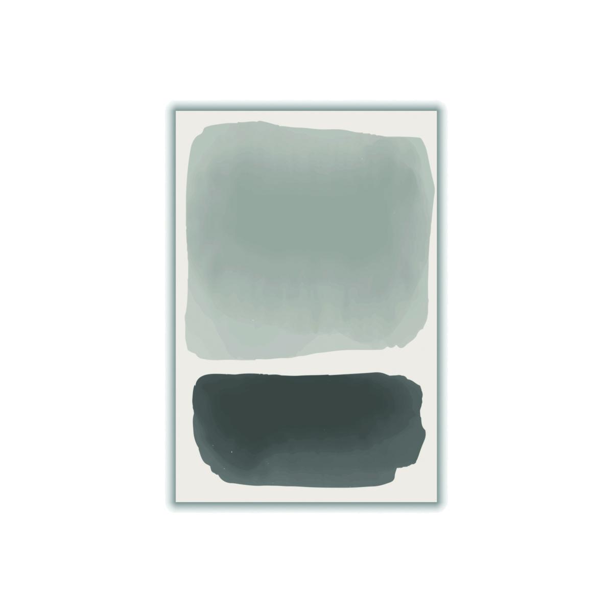 Grey Black And Yellow Watercolor #2 Large Stanley Print House – image 1